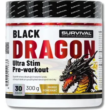 Anabolizér Black Dragon Ultra Stim Pre-workout 300g Příchuť: Mango-Pomeranč