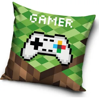 Dekorativní polštářek Tip Trade Dětský polštářek Gamer Online 40x40 cm