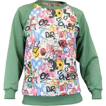 Elektronický PDF střih dětská mikina s raglánovými rukávy Freddie-158-170