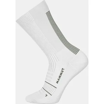 Pánské ponožky Mammut Mammut Trail Running Targeted Cushion Crew Socks Barva - Velikost: Bílá - 42-44