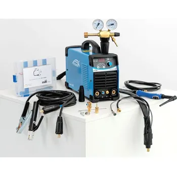 Svářečka Set svářečka Pontig 210 DC MOST + hořák a startovací sada, RV a kabely