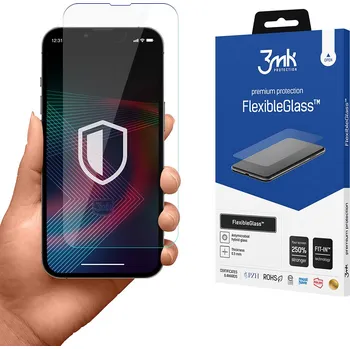 3MK Ochranné tvrzené sklo pro Apple iPhone 14/14 Pro - 3mk FlexibleGlass™ (5903108486217)