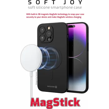 Pouzdro Swissten Soft Joy Magstick Pro Apple Iphone 12 Pro Black 8595217482463