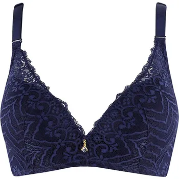 Podprsenka Nila luxusní podprsenka krajka push-up 5521 75B tmavě modrá