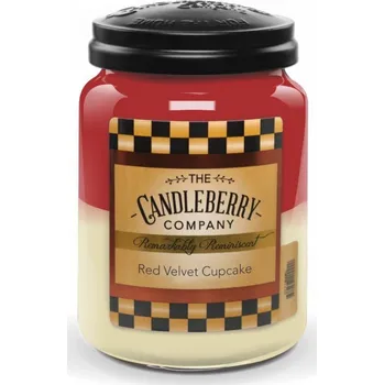 Svíčka Candleberry Vonná svíčka Red Velvet Cupcake - 570g