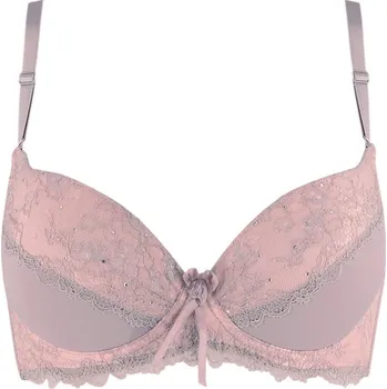 Podprsenka Sibren super push-up podprsenka malá prsa 1302 80A světle šedá