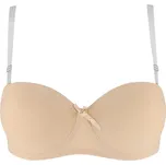 Julita push-up podprsenka s gelovými pásky NO398 70B béžová