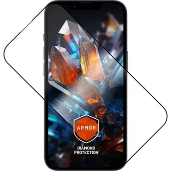 FIXED Armor prémiové tvrzené sklo s aplikátorem iPhone 14 Plus/13 Pro Max černé, FIXGA-929-BK