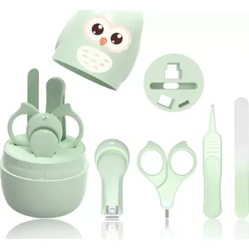 Sada na manikúru pro miminko - SOVA - ZELENÁ (Značka: PANDAEAR)