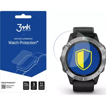 Elektronika Tvrzené sklo na hodinky Garmin Fenix 6 - 3MK Watch Protection FlexibleGlass, (3ks) , 5903108292214