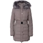 RED SPOT DÁMSKÁ PROŠÍVANÁ BUNDA S PÁSKEM - KHAKI