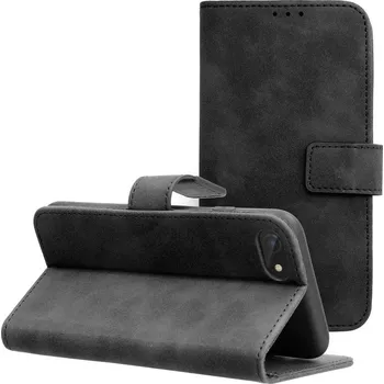 Pouzdro na mobilní telefon Forcell Pouzdro Flipové TENDER Book Case pro IPHONE 7 / 8 / SE 2020 / SE 2022 , černé 5903396139772
