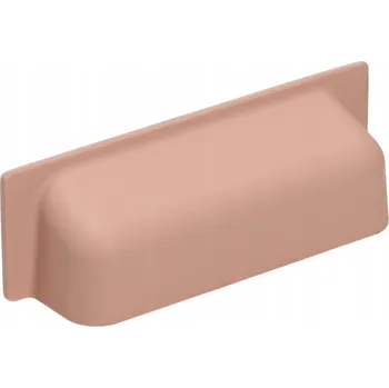 Nábytkové kování Nábytková úchytka mušle GAMET UP11 růžová 64mm
