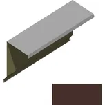 Ukončení pultové střechy RS360A-60 PU 50 MAX MM020 hnědá