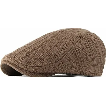 Čepice Pánská plochá čepice bekovka Caddice Hnědá JAMONT 181221084457s2