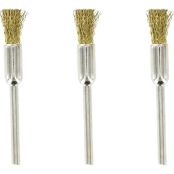 Drátěný kartáč Shesto Rotacraft stopkový drátěný kartáč mosazný (3ks) (SH-RBU6847/3)