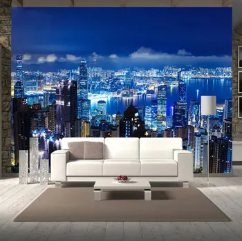 Fototapeta Solution Media 3D tapety - Noční město MU1428 6 - Samolepící tapeta - 380-450g/m2