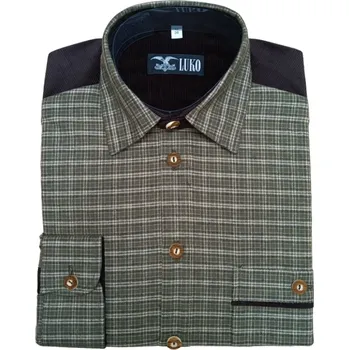 Pánská košile Pánská košile s kombinací model 112216 LUKO: 52