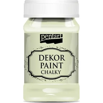 Speciální výtvarná barva Pentart Křídová a dekorační barva PENTART 100 ml LIŠEJNÍK ZELENÁ
