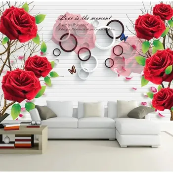 Tapeta Solution Media 3D tapety - Růže MU3376 1 - Voděodolné plátno - Textilní tapeta omyvatelná - 250g/m2