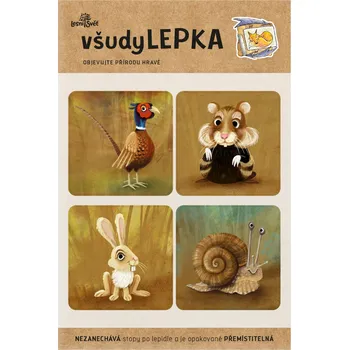 samolepka Lesní svět VšudyLEPKA vel. 1 018 - Mezi poli