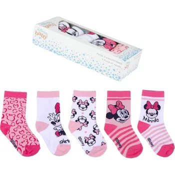 CERDA Ponožky MINNIE BABY 5packs, vel. 19/20