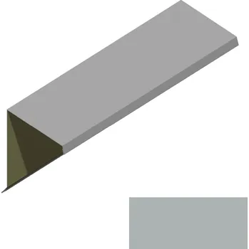 Ukončení pultové střechy RS312S-60 SP 25 RAL 9007 tmavě stříbrná