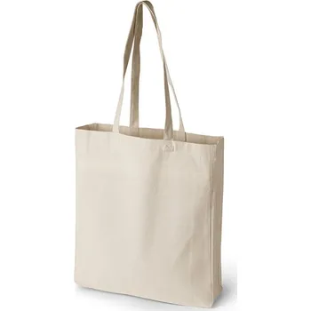 Bavlněná taška 18l KRÉMOVÁ dl. ručky 140g sklad 10cm