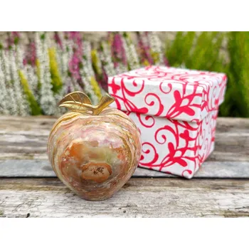 Přírodní kámen Onyx jablko Maroko cca 60mm