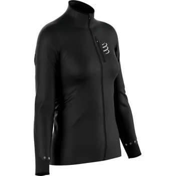 Běžecké oblečení Běžecká bunda Compressport Hurricane Windproof Jacket v2 W - Black Velikost textilu: S
