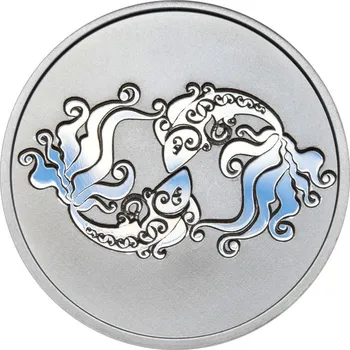 Znamení zvěrokruhu RYBY - stříbrná medaile