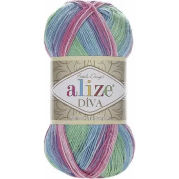 Galanterie Příze Diva Batik 3241