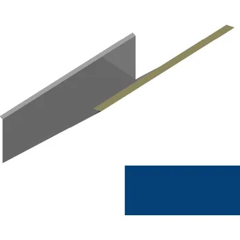 Střešní lemovaní Lemování ke komínu vrchní RS416V-60 SP 25 RAL 5010 modrá