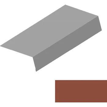 Okapový plech RS250S-120 SP 25 2M264 cihlově hnědá