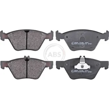 Brzdová destička Sada brzdových destiček, kotoučová brzda A.B.S. 36943