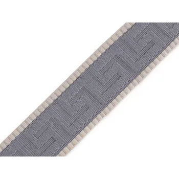 Popruh šíře 50 mm, barva 3 šedá světlá béžová