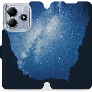 Flipové pouzdro Mobiwear - Xiaomi Redmi Note 14 5G - M146P Galaxie (Knížkové flip pouzdro, obal, kryt na mobil Xiaomi Redmi Note 14 5G - M146P Galaxie, materiál Umělá kůže + TPU - ochrana 360°, stojánek, silikonová vanička, magnetické zavírání)