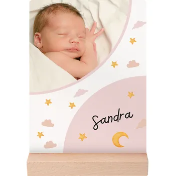 Obraz Fotografie miminka na akrylovém skle se stojanem - holčička Zvolte variantu: Světlý stojan