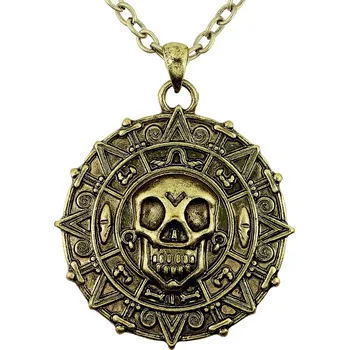 Karnevalový doplněk Pirátský přívěšek - Lebka