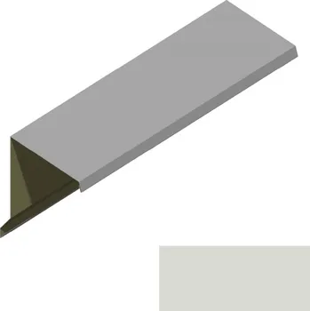 Ukončení pultové střechy RS312A-60 SP 25 s okapnicí RAL 9002 šedobílá