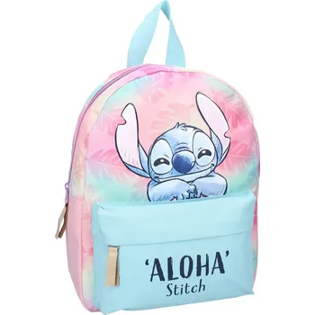 Dětský batoh Vadobag • Dívčí batoh s přední kapsou Lilo & Stitch - motiv Aloha - 5,7l