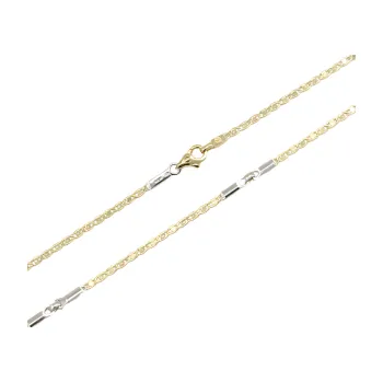 Řetízek Zlatý řetízek bicolor PATTIC AU 585/1000 4,40 gr BA550402-55