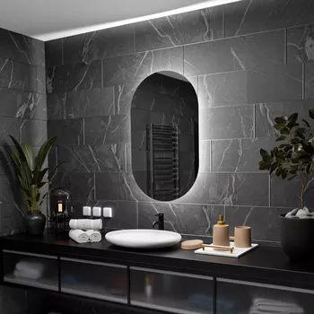 Zrcadlo Koupelnové zrcadlo s LED podsvícením BATUMI šířka: 50 cm, výška: 150 cm