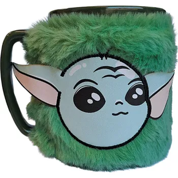 Stolování Pyramid International Hrnek Star Wars - Grogu (chlupatý) 440ml