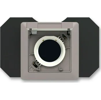 vypínač Zásuvka centrálního vysavače ABB Zoni greige/bílá