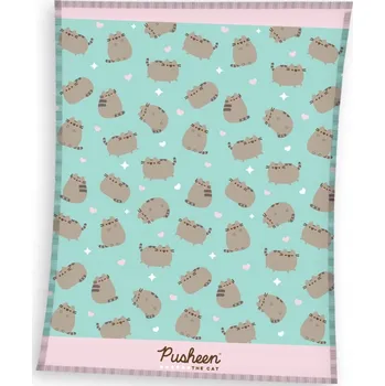 Dětská deka Dětská deka Carbotex 150 x 200 cm bílá Pusheen