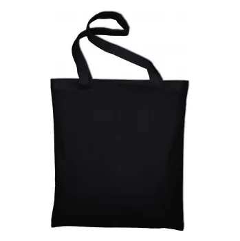 Šátek Taška bavlněná, 140 g/m², 38 x 42cm, dlouhé ucho, černá