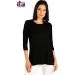 Dámské tričko LITEX s 3/4 rukávem černé Barva: černá, Velikost: M, kód: LI-9D114-M-901