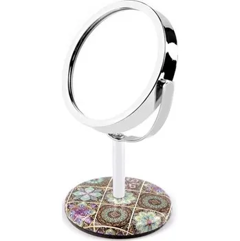 Kosmetické zrcátko Stolní kosmetické zrcátko mandaly s broušenými kamínky Fuzio 900505s1