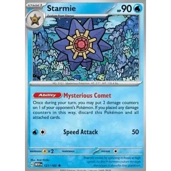 Sběratelská karetní hra The Pokémon Company Pokémon TCG: MEW 121/165 Starmie - 151 HOLO